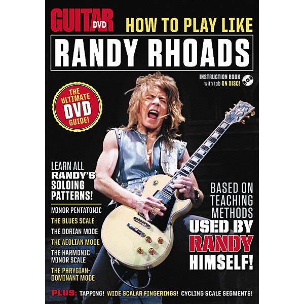 Alfred Guitar World How To Play Like Randy Rhoads DVD