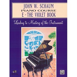 Alfred John W. Schaum Piano Course E The Violet Book