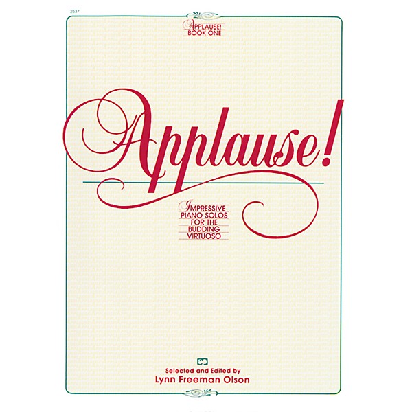 Alfred Applause! Book 1 Intermediate/Early Advanced Piano