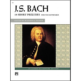Alfred Bach 18 Short Preludes Intermediate/Late Intermediate Piano