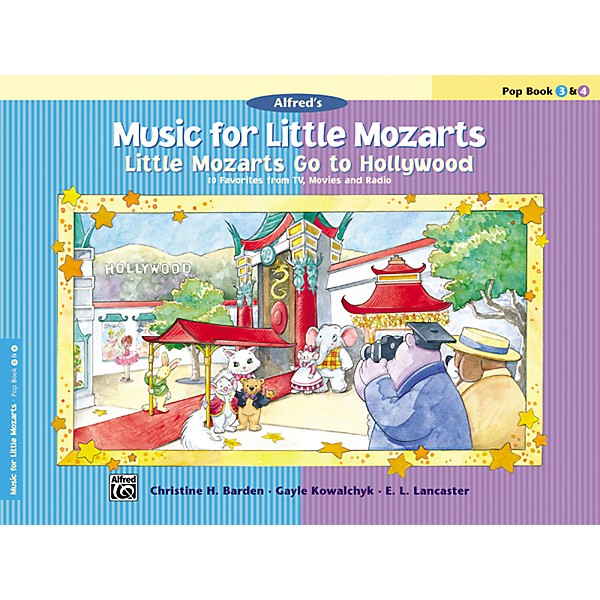 Alfred Music for Little Mozarts: Little Mozarts Go to Hollywood Pop Book 3 & 4