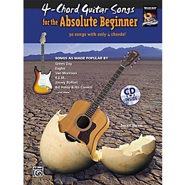 Alfred 4-Chord Guitar Songs for the Absolute Beginner Book & CD