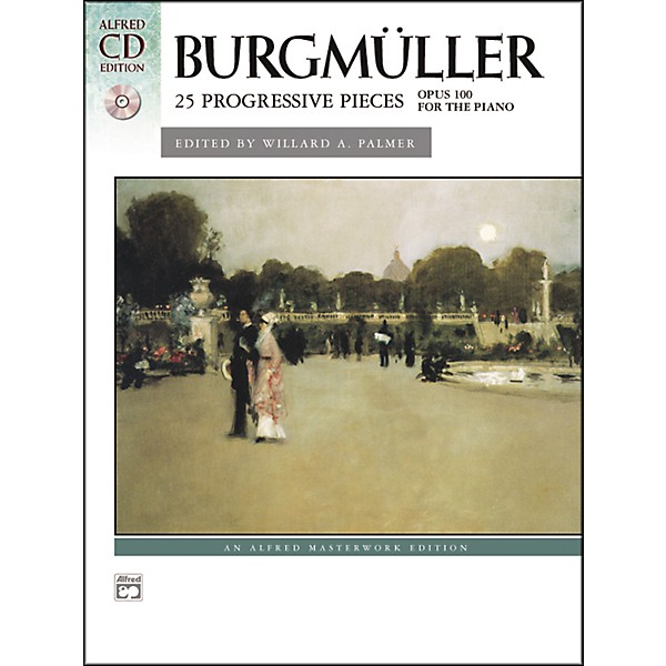 Alfred Burgmuller 25 Progressive Pieces Op. 100 Early Intermediate/Late Intermediate Piano Book & CD