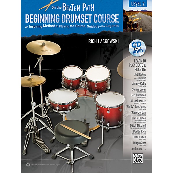 Alfred On the Beaten Path Beginning Drumset Course Level 2 Book & CD