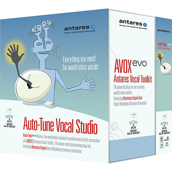 Antares Auto-Tune 7 Vocal Studio TDM Software Plug-Ins Native
