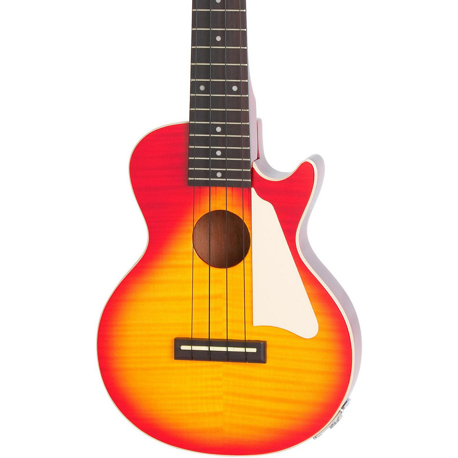 Flygtig indhold Efternavn Epiphone Les Paul Acoustic-Electric Concert Ukulele Outfit Heritage Cherry  Sunburst | Guitar Center