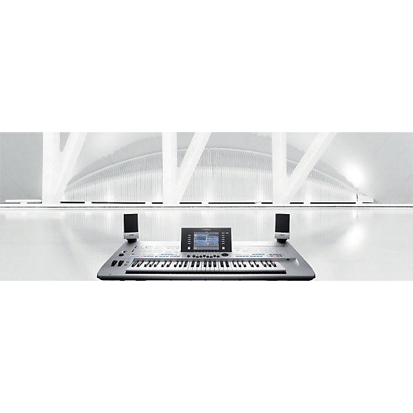 Yamaha Tyros4 Arranger Workstation Keyboard Silver