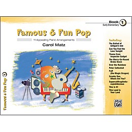 Alfred Famous & Fun Pop Book 1 Piano
