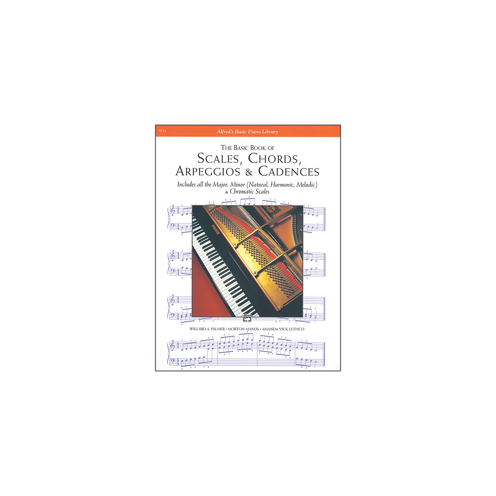 Alfred Scales Chords Arpeggios & Cadences Basic Book Piano Guitar Center