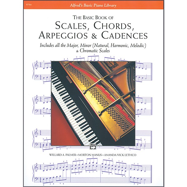 Alfred Scales Chords Arpeggios & Cadences Basic Book Piano