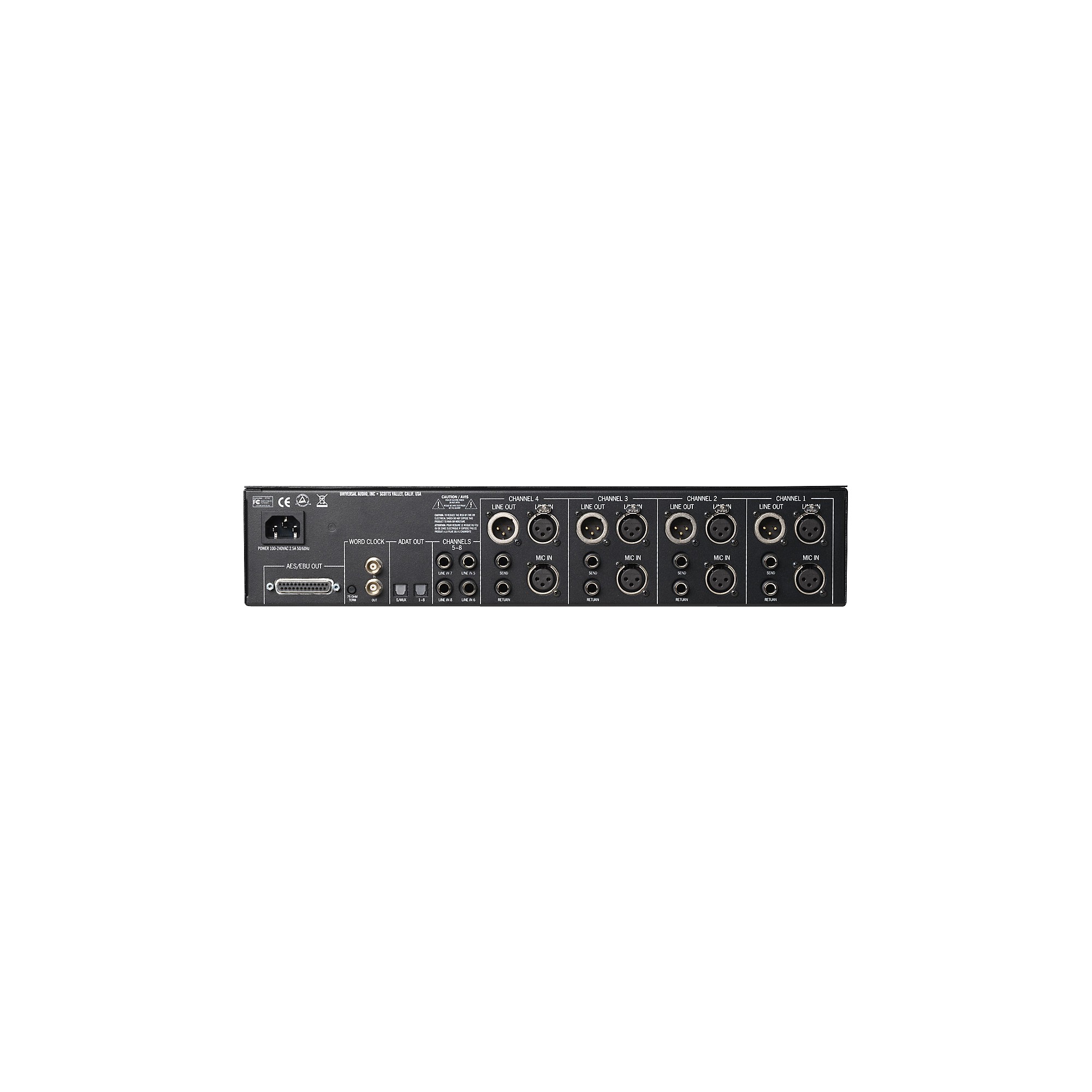 Universal Audio 4-710d 4-Channel Mic Preamp | Guitar Center