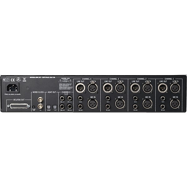 Open Box Universal Audio 4-710d 4-Channel Mic Preamp Level 2  194744909443