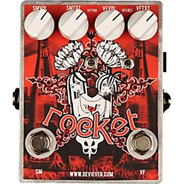 Devi Ever Rocket Fuzz and Tremolo Guitar Effects Pedal Twins