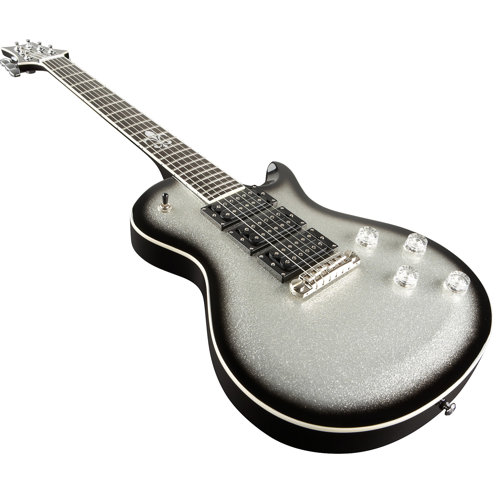 PRS SE Zach Myers Electric Guitar Silver Sparkle Burst | Guitar Center