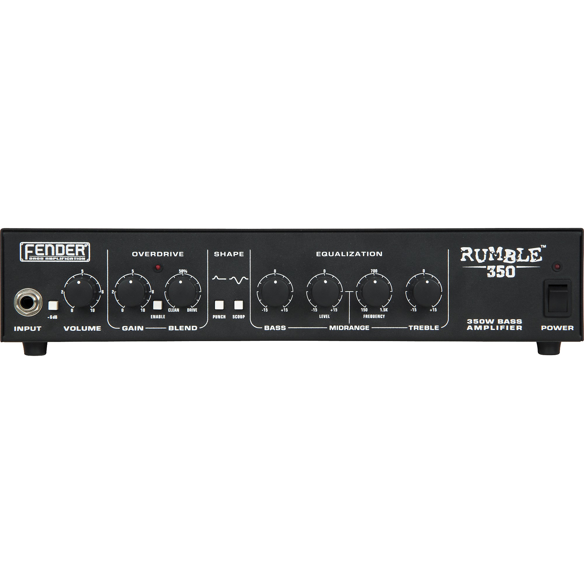 Restock Fender Rumble 350 350W Bass Amp Head Black | Guitar Center