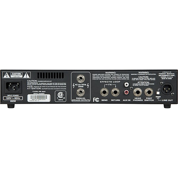 Restock Fender Rumble 350 350W Bass Amp Head Black | Guitar Center