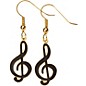 AIM G-Clef Earrings Black thumbnail
