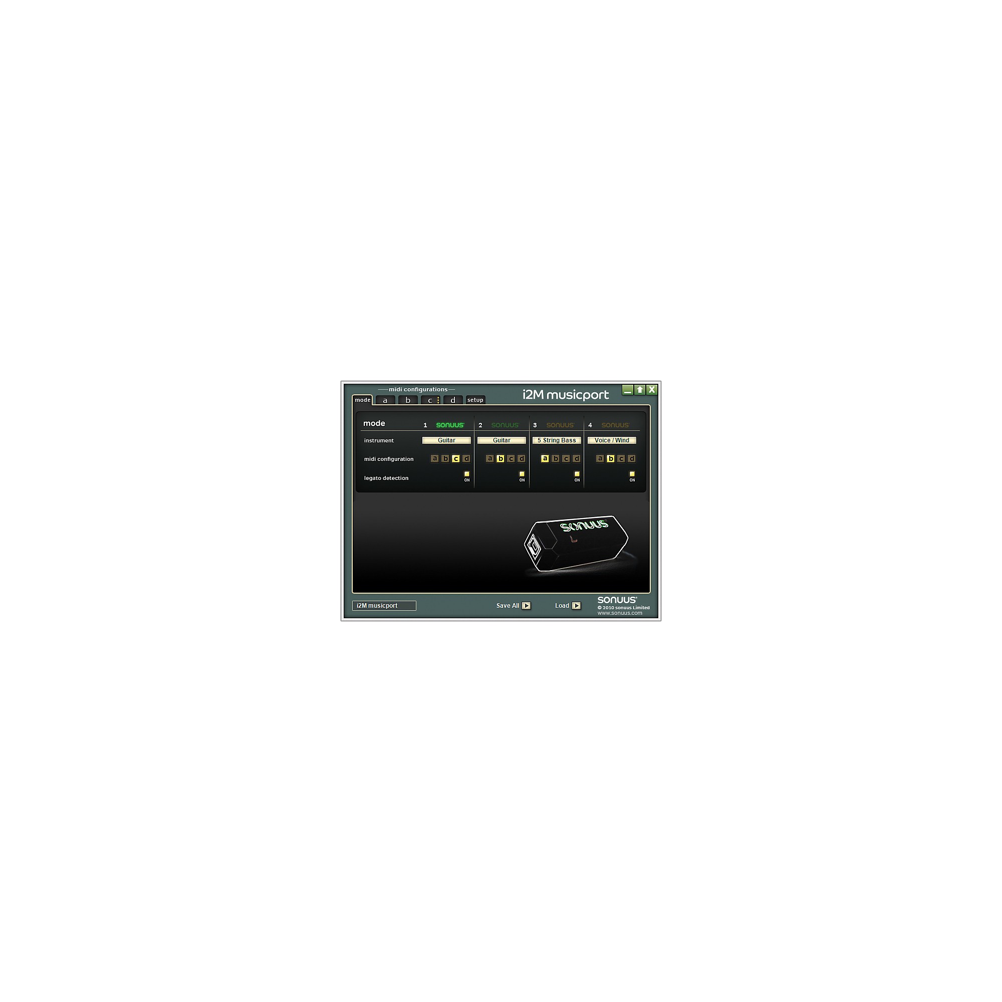 Sonuus i2M Musicport Universal MIDI Converter and USB Interface