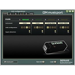 Sonuus i2M Musicport Universal MIDI Converter and USB Interface