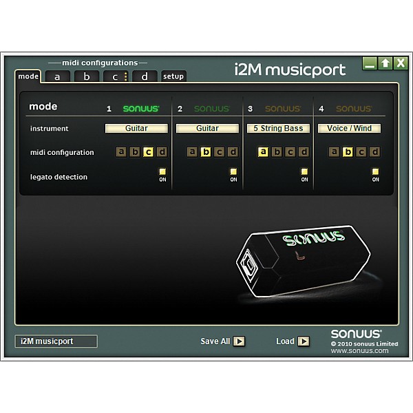 Sonuus i2M Musicport Universal MIDI Converter and USB Interface