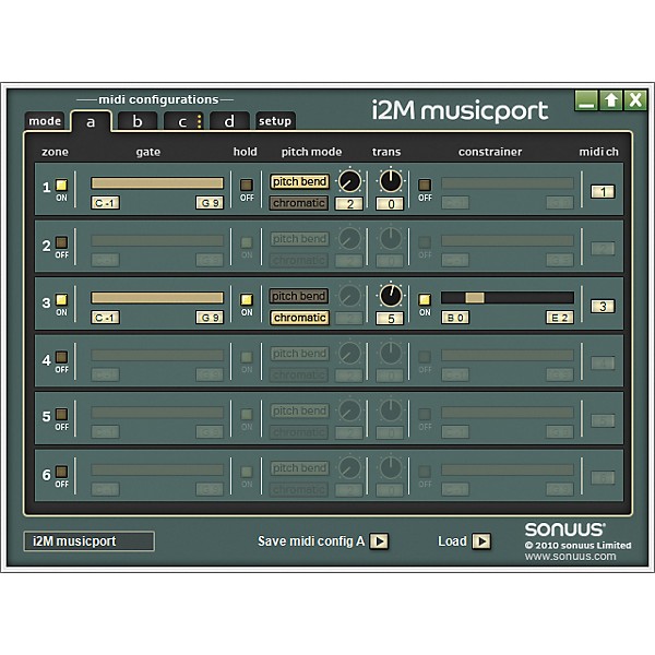 Sonuus i2M Musicport Universal MIDI Converter and USB Interface