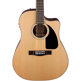 Fender Classic Design Series CD-100CE Cutaway Dreadnought Acoustic-Electric Guitar Natural