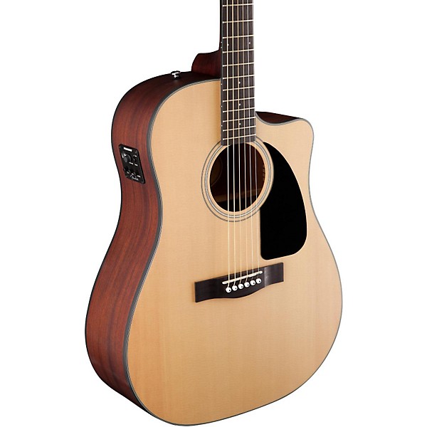 Fender Classic Design Series CD-100CE Cutaway Dreadnought Acoustic-Electric Guitar Natural