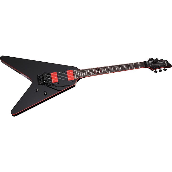 Schecter Guitar Research Gary Holt V-1 Electric Guitar Black