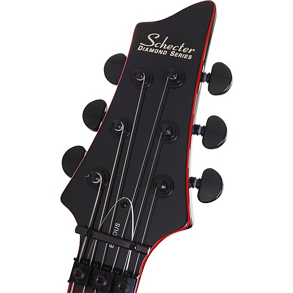 Schecter Diamond Series V-1 FR ブラック　美品！ HW Audio:. Schecter V-1 Custom FR Satin Black, B-stock