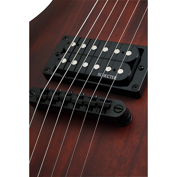 Schecter Guitar Research 2011 Omen Solo-6 Electric Guitar Satin Walnut