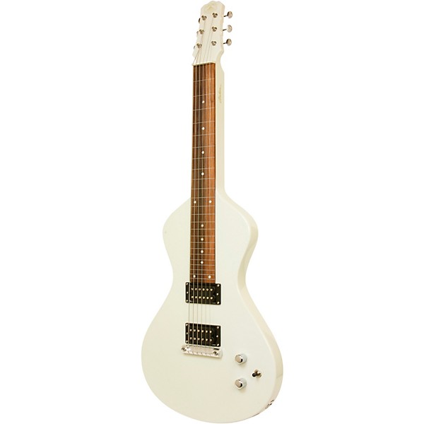 Asher Guitars & Lap Steels Electro Hawaiian Junior Lap Steel Guitar Antique White
