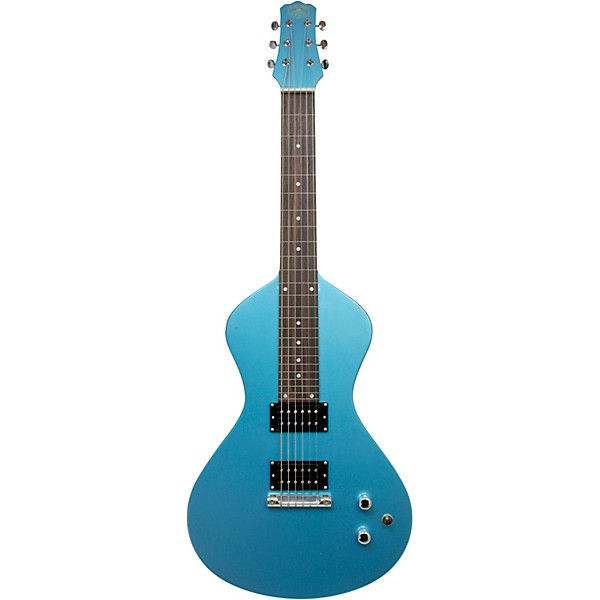 Asher Guitars & Lap Steels Electro Hawaiian Junior Lap Steel Guitar Lake Placid Blue