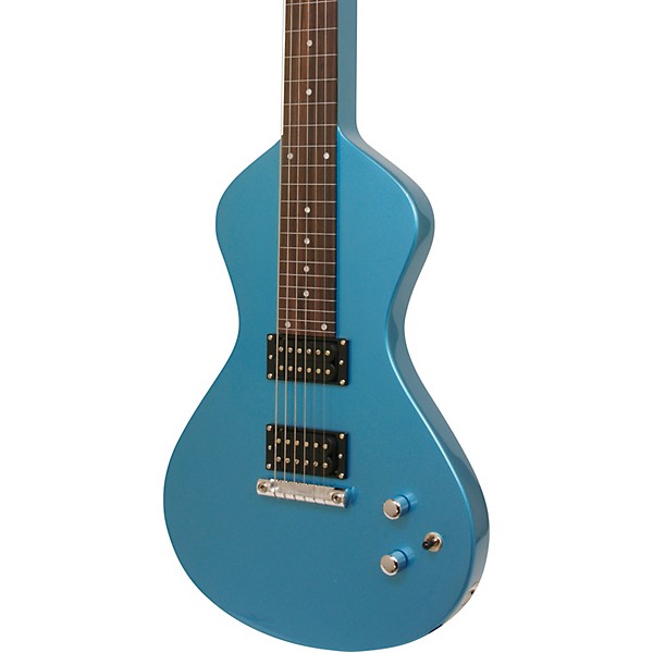 Asher Guitars & Lap Steels Electro Hawaiian Junior Lap Steel Guitar Lake Placid Blue