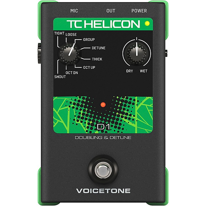 TC-Helicon VoiceTone Double Vocal Pedal | zZounds