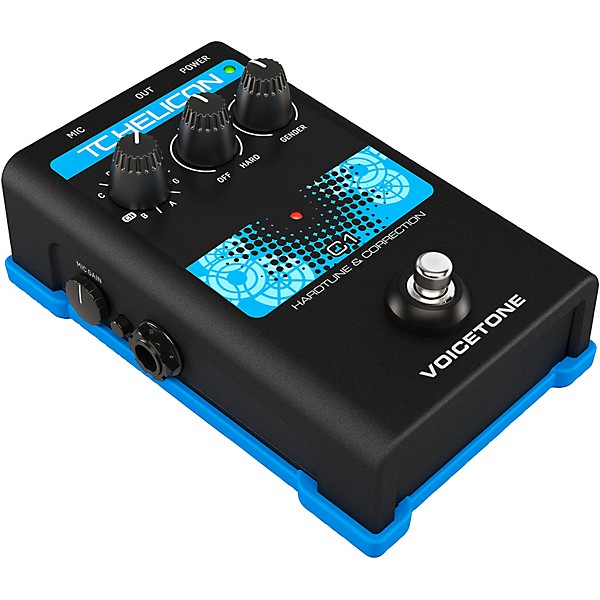 TC Helicon VoiceTone Single C1 HardTune & Correction Effects Pedal