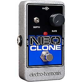 Electro-Harmonix Neo Clone Analog Chorus Guitar Effects Pedal Black, Blue