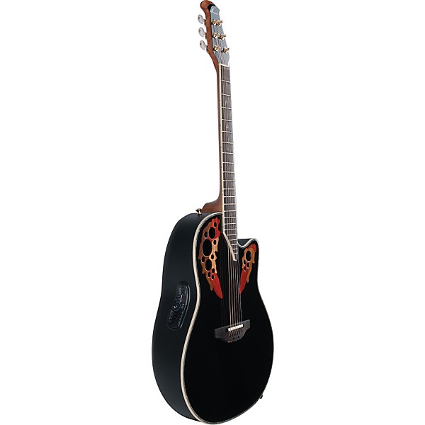 Open Box Ovation Custom Elite C2078 AX Deep Contour Acoustic-Electric Guitar Level 1 Black