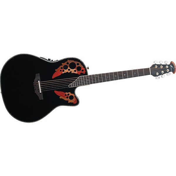 Open Box Ovation Custom Elite C2078 AX Deep Contour Acoustic-Electric Guitar Level 1 Black