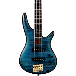 Ibanez SR Premium 1405E 5-String Electric Bass Guitar Flat Deep Ocean