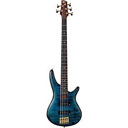 Ibanez SR Premium 1405E 5-String Electric Bass Guitar Flat Deep Ocean