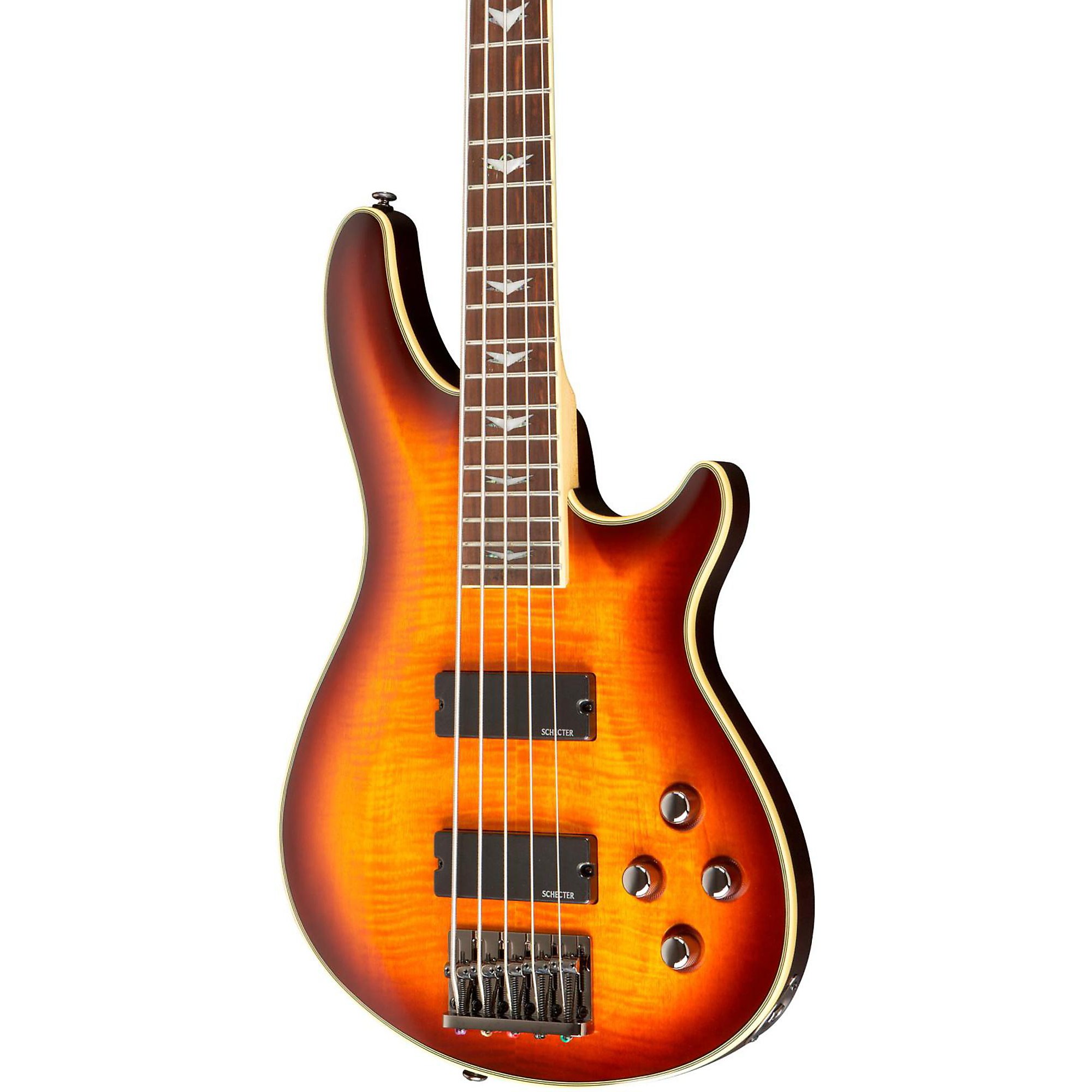 Schecter Guitar Research Omen Extreme-5 5-String Electric Bass Guitar  Vintage Sunburst