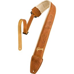 Gibson Montana Leather Strap with Memory Foam Pad Tan
