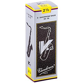 Vandoren V12 Series Tenor Saxophone Reeds Strength - 3,... Vandoren V12 Series Tenor Saxophone Reeds Strength - 2.5, Box of 5