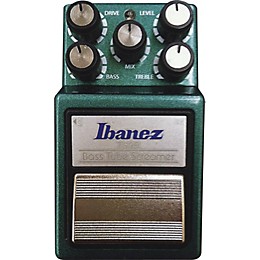 Open Box Ibanez 9 Series TS9B Bass Tube Screamer Overdrive Bass Effects Pedal Level 1 Green