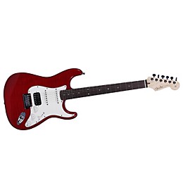 Fender Custom Shop 2011 Custom Deluxe Strat Flame Top Electric Guitar Candy Red Rosewood