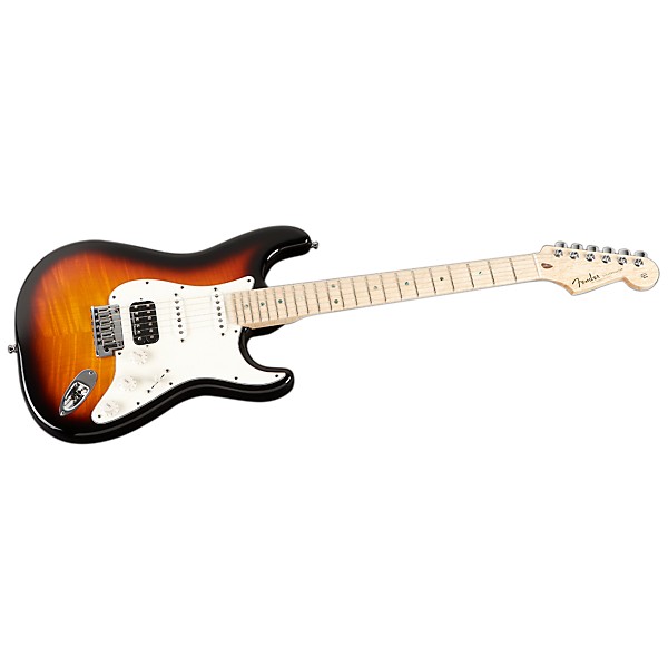 Fender Custom Shop 2011 Custom Deluxe Strat Flame Top Electric Guitar Faded 3-Color Sunburst Maple
