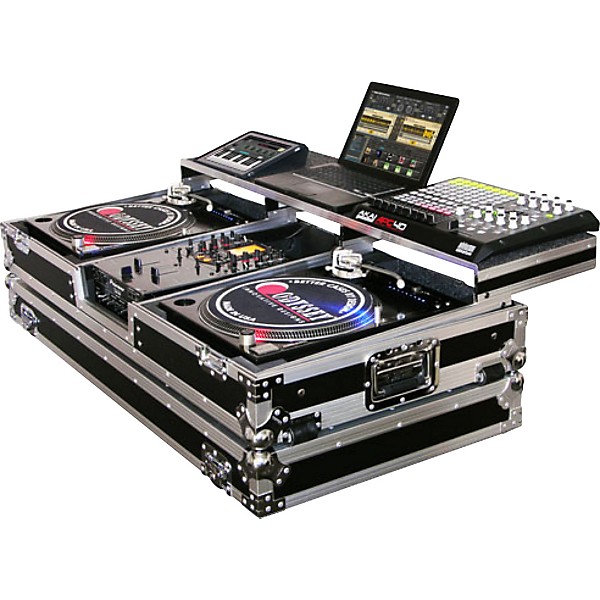 Open Box Odyssey FZGSPBM10W Remixer Turntable DJ Coffin Case 10" Level 2  190839019011