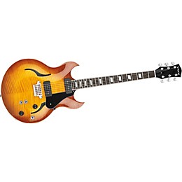 VOX Double Cut Semi-Hollow Electric Guitar Sienna Burst