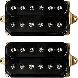 DiMarzio Joe Satriani Humbucker Set F-SP NK F-SP BRDG Black For 42mm Nut (1-5/8")