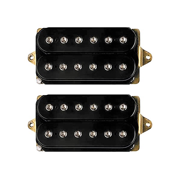 DiMarzio Joe Satriani Humbucker Set F-SP NK F-SP BRDG Black For 42mm Nut (1-5/8")
